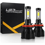 Kit De Faros Delanteros Led 4 Lados H7 H8 H11 9005 Hb3 9006