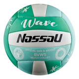 Pelota Beach Voley Nassau Wave Nº 5 Cosida Maquina Importada