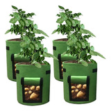 Tela No Tejida Smart Plant Growwing Bags Macetas Con Solapa 