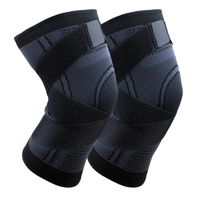 1 Par Straps Rodilla Gym Rodilleras Elásticas Deportivas Compresion Para Gym Negro Talla G Hoovoo | MercadoLibre