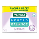 Jabón Palmolive Neutro Balance Micelar 4pz De 120g