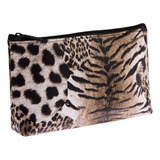 Necessaire Envelope Animal Print Estampada Onça Marco Boni