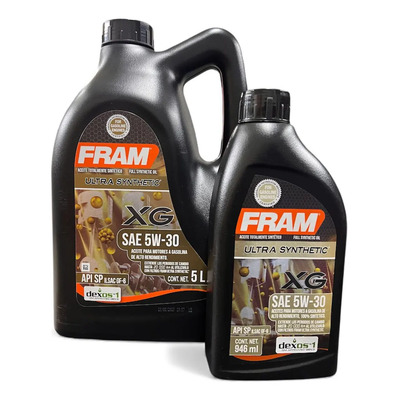 Aceite Fram 5w-30 Sp Ultra Synthetic Xg Paquete 6 Litros | Envío gratis
