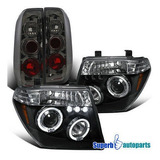 Fits 2005-2008 Frontier Halo Black Projector Led Drl Hea Spa
