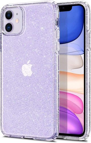 Funda Para iPhone 11 (2019), Transparente/glitter/delgada