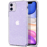 Funda Para iPhone 11 (2019), Transparente/glitter/delgada