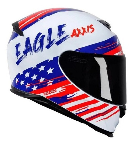 Capacete Axxis Eagle Independence Gloss - Branco