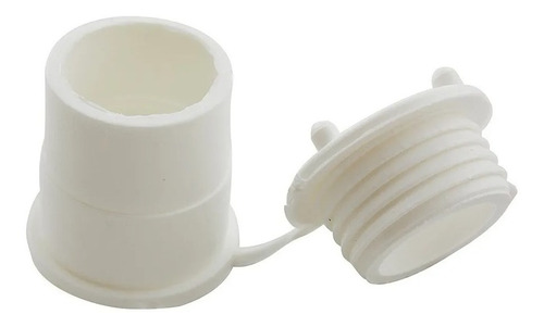 Conector Pvc 1  25.4mm Plastico Blanco Bolsa X 100 Unidades