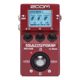 Pedal Multiefecto Para Bajo Zoom Ms-60b - Multi Stomp