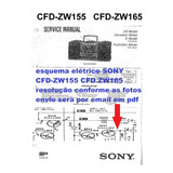 Esquema Radio Sony Cfd-zw165 Cfdzw165 Em Pdf Alta Resolução