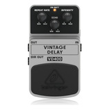 Pedal De Efeito Para Guitarra Behringer Vintage Delay Vd400