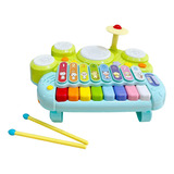 Juguete Musical Para Bebé 3 En 1, Instrumentos Musicales,