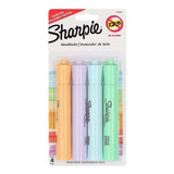 Marcadores Resaltador De Texto Colores Pastel X4 Sharpie