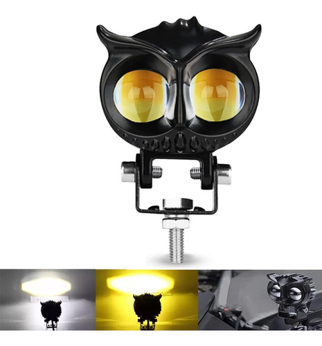 Faro Led Grande Luz Blanca Amarilla Strobo En Forma De Buho Hummer H1