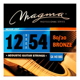 Cuerdas Guitarra Acústica Magma 012 Elecroacustica Ga140b80