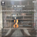 Bach The Complete Brandenburg Concertos Klemperer 2lp Vinilo