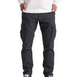 Pantalones Tipo B Para Hombre, Estilo Casual, Con Múltiples