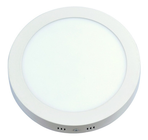 Panel Led Fullwat Redondo Sobreponer 24w 6500k Color Blanco 110v/220v