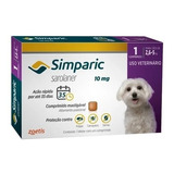 Remedio De Carrapato Simparic 10mg 2,6 A 5 Kg C/1 Comprimido