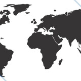 Mapa-mundi Em Mdf - Cores Sortidas- 6mm Com 2m