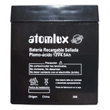 Bateria Atomlux 12v 4.5 Amperes Plomo Acido Sellada