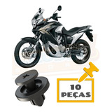 Grampo Carenagem Tanque Suporte Bateria Honda Transalp 10pçs