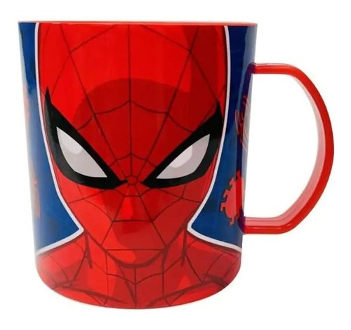 Taza Plastica Infantil Spiderman 340ml Cresko Ha233 Rayuela