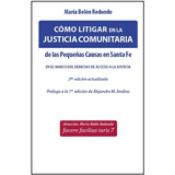 Libro Justicia Comunitaria De Pequeñas Causas De Sta Fe