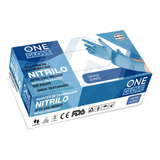 Guantes De Nitrilo Azul Resistente Reforzado Caja X 100u