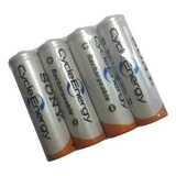 4 Pilha Sony Aaa Palito 3a Recarregável 4300mah 1,2v Nimh 