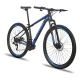 Mountain Bike Alfameq Atx Aro 29 17 24v Freios De Disco Hidráulico Câmbios Indexado Mtb Cor Preto/azul