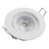 Luminária Spot Led Redondo 12w 3000k Luz Amarela Avant