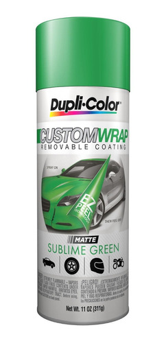 Pintura Para Auto Color Verde Mate En Spray Dupli-color