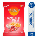 Papas Fritas Salame Quento Snacks Pack 6 Unidades