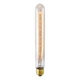 Lampara Filamento Led Antique Tubo T-30 30cm Vintage Ambar 