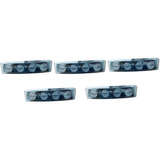 Kit 5 Lanterna Tapa Sol Led Cristal Caminhão Modelo Scania 