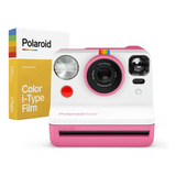 Kit Polaroid Now (pink) + Color I-type (8 Exp)