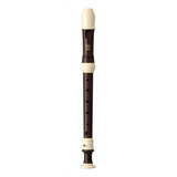Flauta Dulce Soprano Barroca Yamaha Simil Madera Yrs-312biii Color Marrón Oscuro