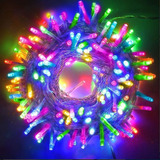 Serie Navideña Navidad Guirnalda 100 Led Luz Focos Luces Luces Colores