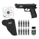 Pistola Co2 Swiss Arms 4.5 Full Metal + Co2 12g + Coldre