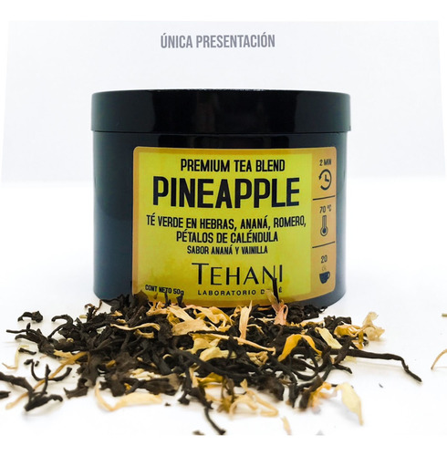 Té En Hebras Organ Premium Tea Blend Pineapple Tehani 50g