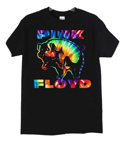 Polera Pink Floyd Pig Colors Rock Abominatron