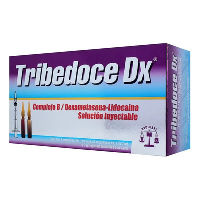 Tribedoce Dx Solución 100 Mg\u002F100 Mg\u002F4 Mg\u002F30 Mg\u002F5 Mg, 3 Ampolletas 1 Ml (nº I) + 3 Ampolletas 2 Ml (nº Ii) | MercadoLibre