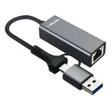 Adaptador Usb C 3.0 A Rj45 Ethernet Premium