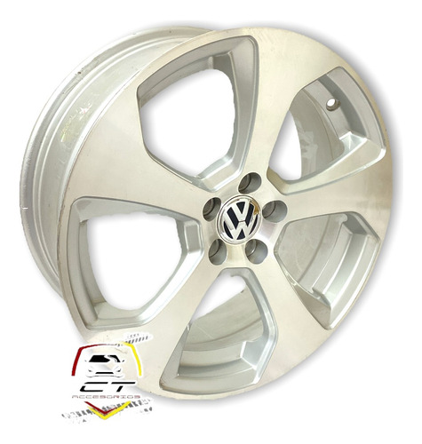 Rines 17x7 5-100 Gtr Darck Chrome Pieza Suelta