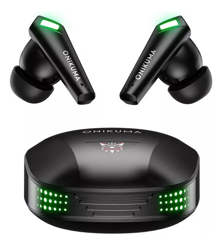 Audífonos Gamer Bluetooth Onikuma T308 Color Negro Tws