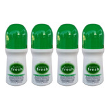 Conjunto De 4 avon Feelin 'fresh Roll-on Anit-perspiran