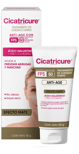 Cicatricure Protector Solar Fps50 Facial Antiage 50g