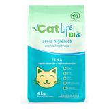 Cat Life Bio Areia Higiênica 4kg Mandioca E Milho