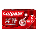 Pasta Dental Colgate Briilant White Instant Blanqueadora 75 ml Pack X 2 u